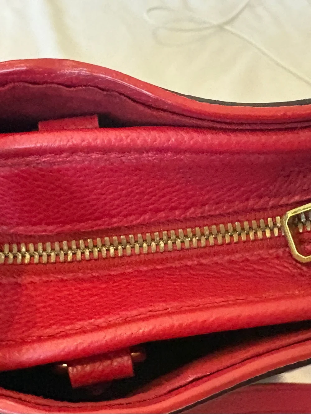 Louis Vuitton Monogram popincourt PM 2 with Red Trim. Japan Sourced